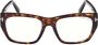 Tom Ford Bruine Ss23 Optische Brillen Brown - Thumbnail 1