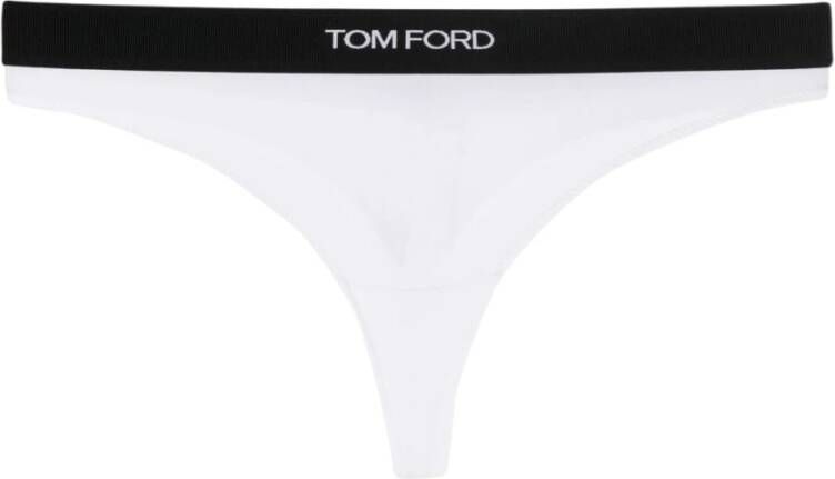 Tom Ford Comfortabele Katoenen Onderbroeken Multicolor White Dames