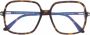 Tom Ford Stijlvolle Zwarte Zonnebril Brown Unisex - Thumbnail 1