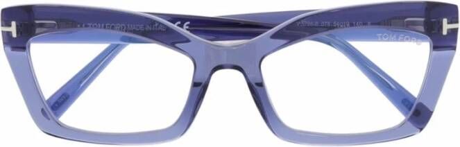 Tom Ford Paarse Optische Bril Stijlvol en veelzijdig Purple Dames