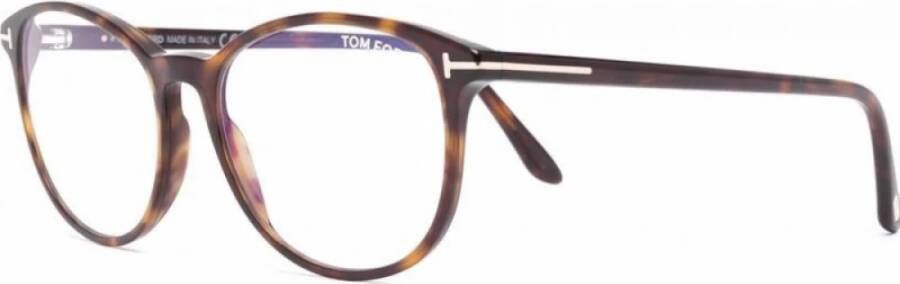 Tom Ford Ft5810B 052 Kattenogen Bril Bruin Dames