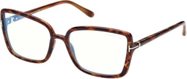 Tom Ford Stijlvolle Zwarte Zonnebril Brown Unisex