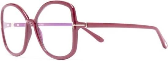 Tom Ford Verhoog je uitstraling met stijlvolle Ft5845-B bril Red Unisex