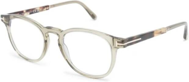 Tom Ford Groene Optische Frame Stijlvol Model Gray Dames