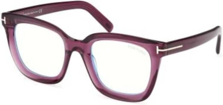 Tom Ford Stijlvolle Ft5880-B Zonnebril Purple Unisex
