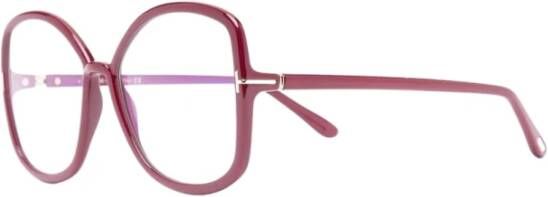 Tom Ford Verhoog je uitstraling met stijlvolle Ft5845-B bril Red Unisex