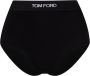 Tom Ford Jet-Black White Modal-Blend Logo-Tailleband Ondergoed Black Dames - Thumbnail 1