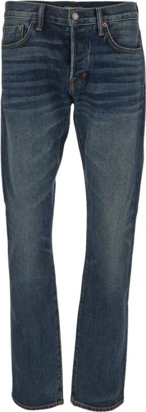 Tom Ford Klassieke Denim Upgrade Blauw Heren