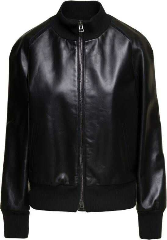 Tom Ford Leather Jackets Zwart Dames