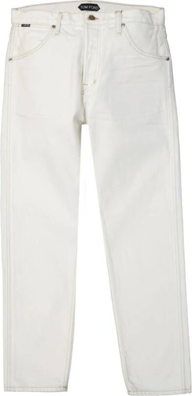 Tom Ford Loose Fit Jeans White Heren