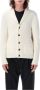 Tom Ford Luxe Ivory V-Hals Cardigan Aw23 White Heren - Thumbnail 1