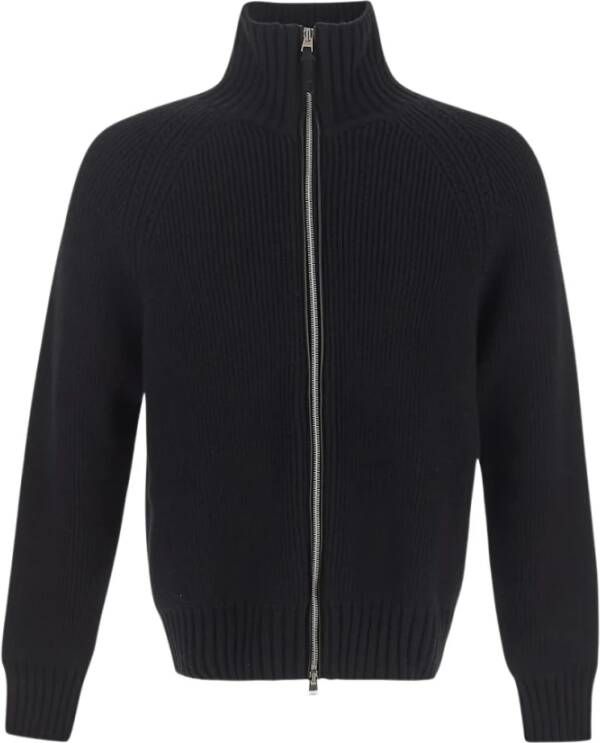 Tom Ford Luxe Wol Sweatshirt Zwart Heren