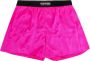 Tom Ford Luxe Zijden Boxershorts Aw23 Roze Heren - Thumbnail 1