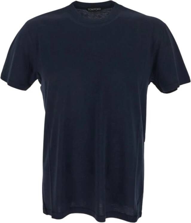 Tom Ford Mannen T-shirt Collectie Blauw Heren