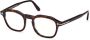 Tom Ford Vintage-geïnspireerd Acetaat Montuur Brown Unisex - Thumbnail 1