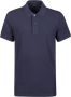 Tom Ford Navy Tennis Piquet Polo Shirt Blauw Heren - Thumbnail 1