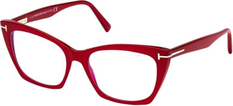 Tom Ford Optische Frames Stijlvol Ontwerp Rood Dames