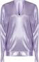 Tom Ford Paarse-Clak Schouders Trainingsshirt Purple Dames - Thumbnail 1