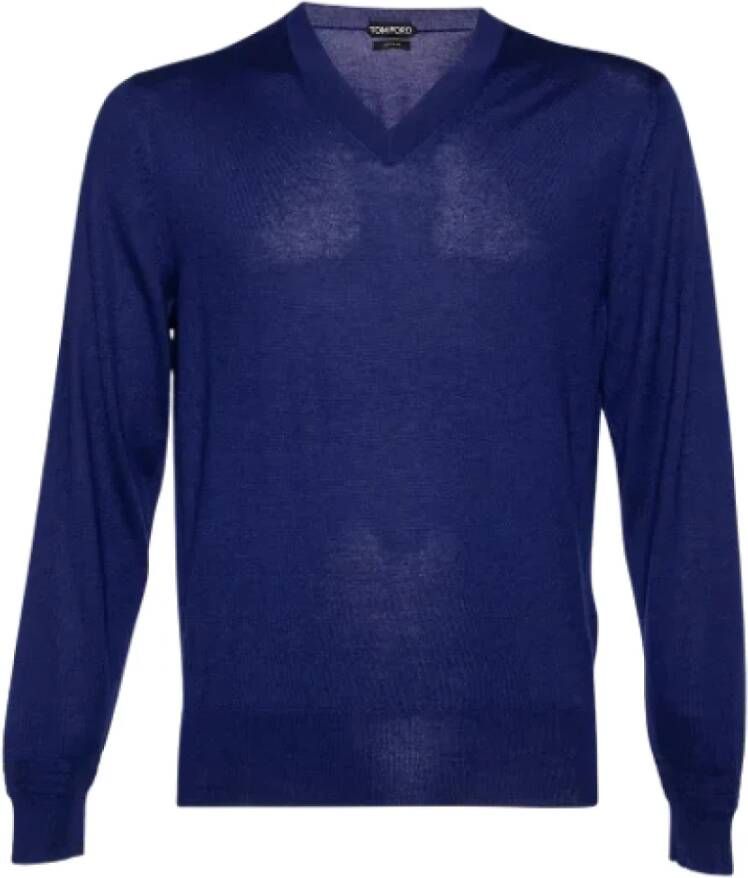 Tom Ford Pre-owned Cashmere tops Blauw Dames
