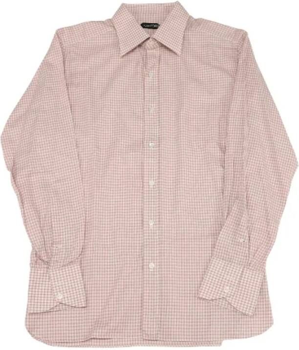 Tom Ford Pre-owned Cotton tops Roze Dames