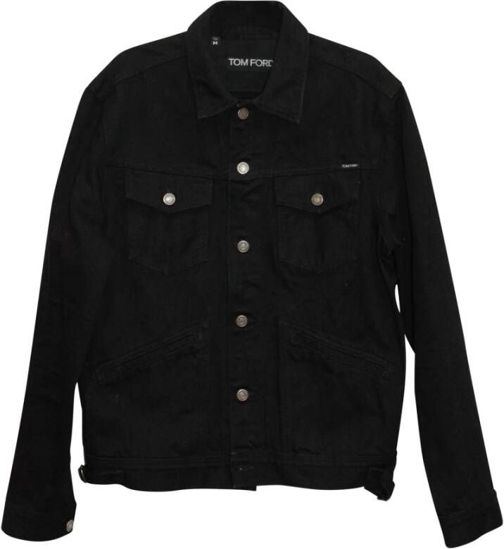 Tom Ford Pre-owned Denim Jackets Zwart Heren