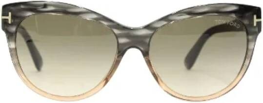 Tom Ford Pre-owned Fabric sunglasses Bruin Dames