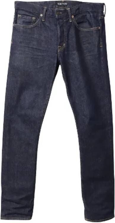 Tom Ford Pre-owned Jeans Blauw Dames