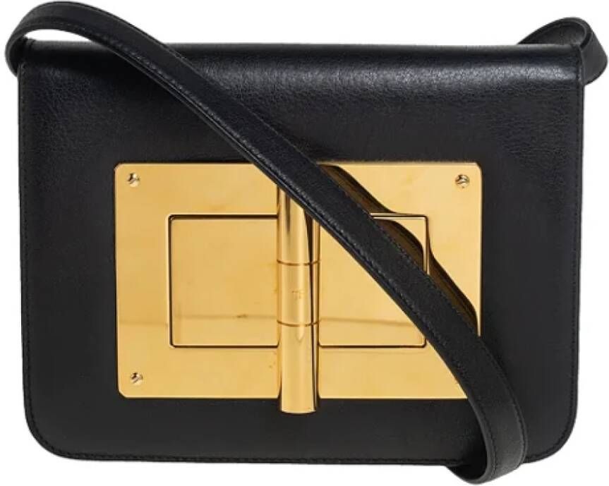 Tom Ford Pre-owned Leather crossbody-bags Zwart Dames