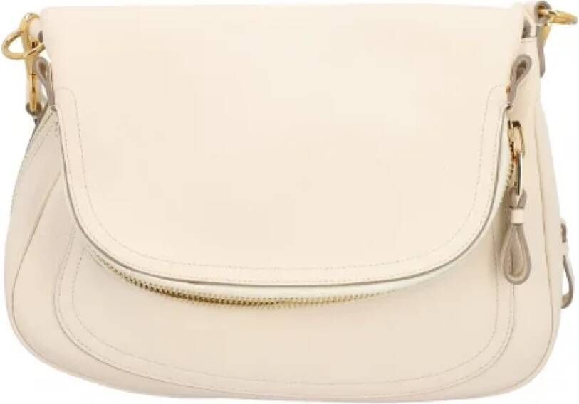 Tom Ford Pre-owned Leather shoulder-bags Beige Dames