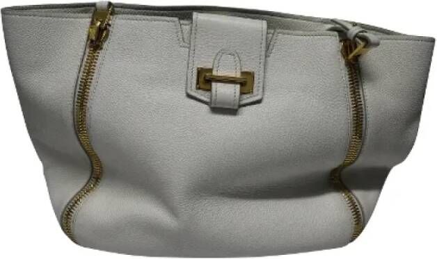 Tom Ford Pre-owned Leather shoulder-bags White Dames