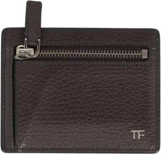 Tom Ford Pre-owned Leather wallets Bruin Dames