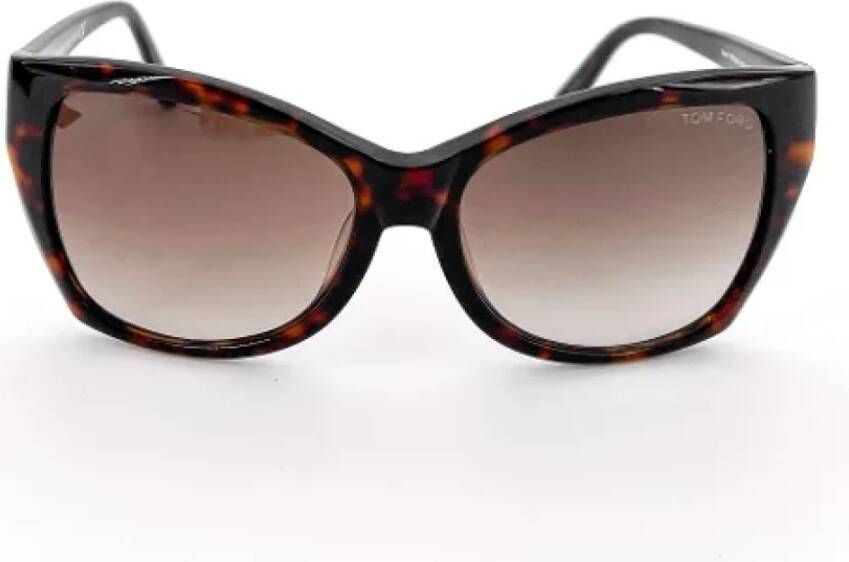 Tom Ford Pre-owned Plastic sunglasses Bruin Unisex