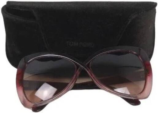 Tom Ford Pre-owned Plastic sunglasses Roze Unisex
