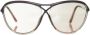 Tom Ford Pre-owned Pre-eigenaarplasticsunglasses Bruin Dames - Thumbnail 1