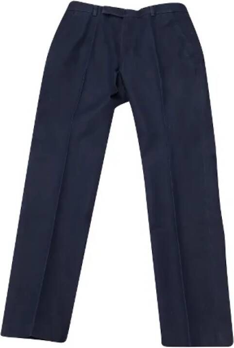 Tom Ford Pre-owned Cotton bottoms Blauw Dames
