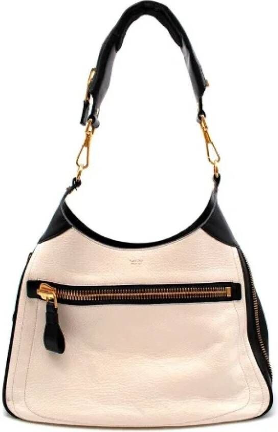 Tom Ford Pre-owned Leather shoulder-bags White Dames