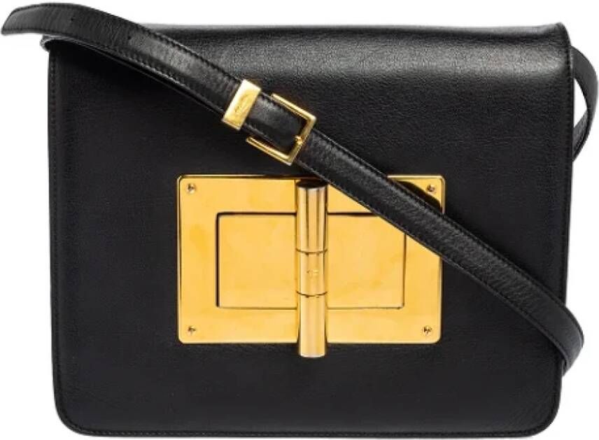 Tom Ford Pre-owned Leather shoulder-bags Zwart Dames