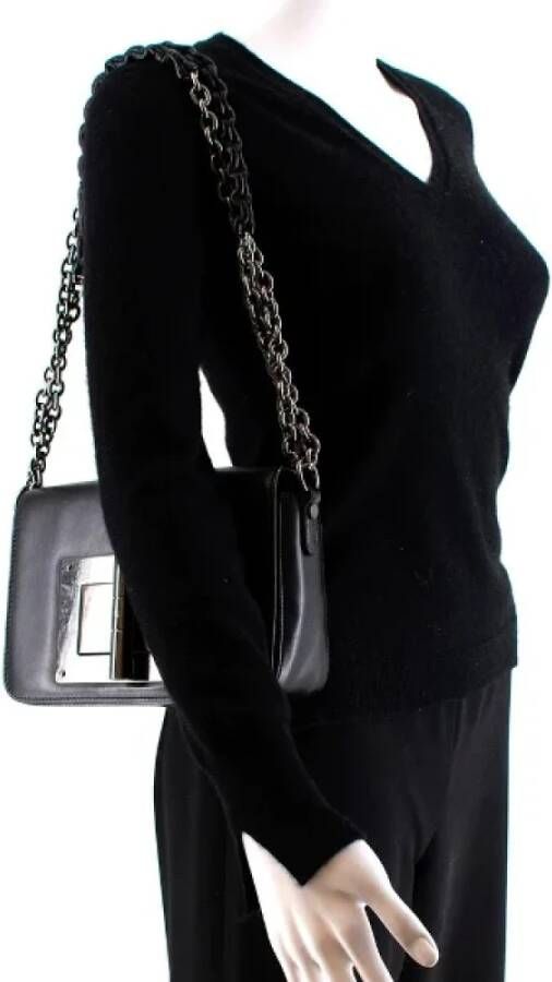 Tom Ford Pre-owned Leather shoulder-bags Zwart Dames