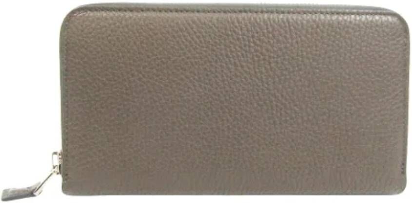 Tom Ford Pre-owned Leather wallets Grijs Dames