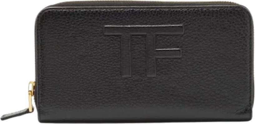 Tom Ford Pre-owned Leather wallets Zwart Dames