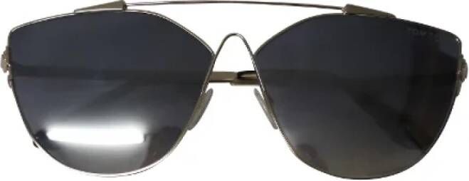 Tom Ford Pre-owned Metal sunglasses Beige Dames