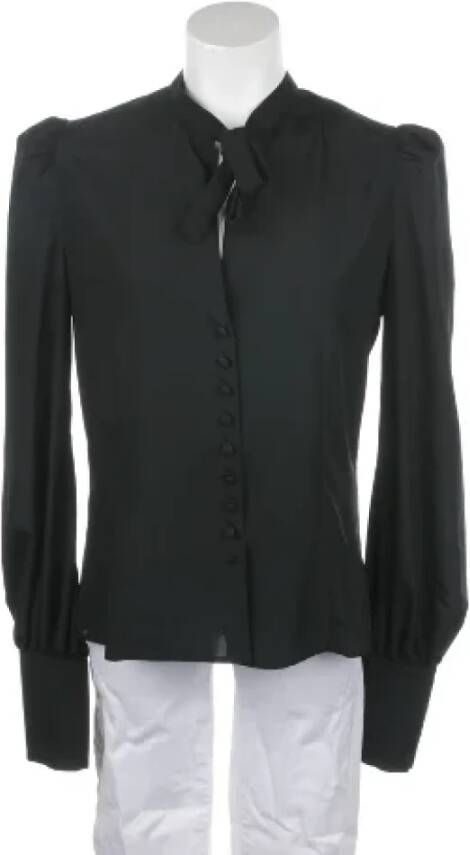 Tom Ford Pre-owned Pre-owned Polyester tops Zwart Dames