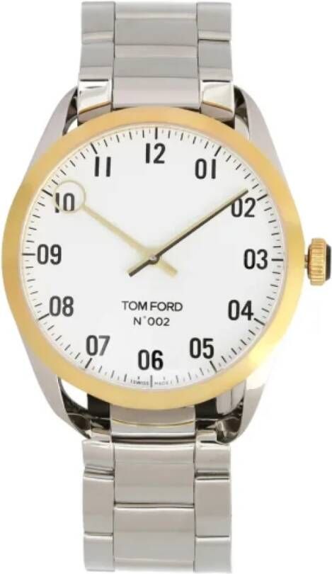 Tom Ford Pre-owned Pre-owned Stainless Steel watches Grijs Dames