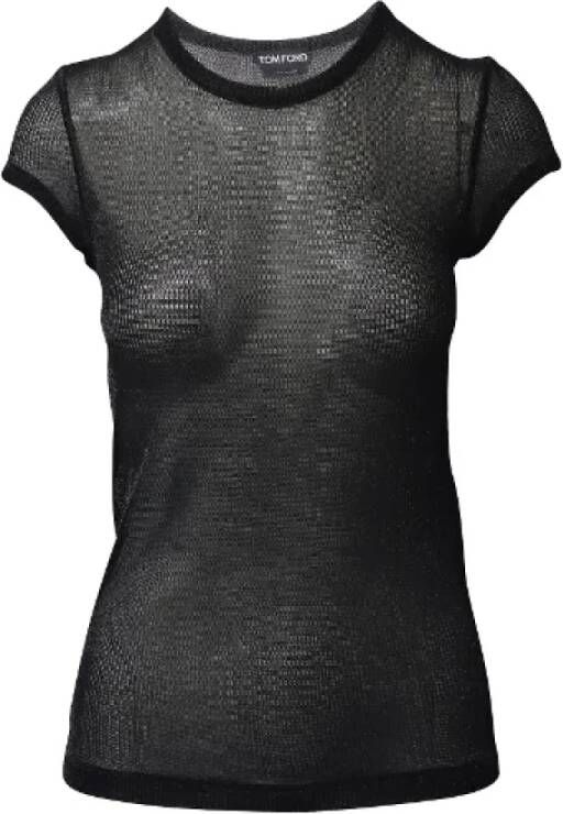 Tom Ford Pre-owned Pre-owned Viscose tops Zwart Dames