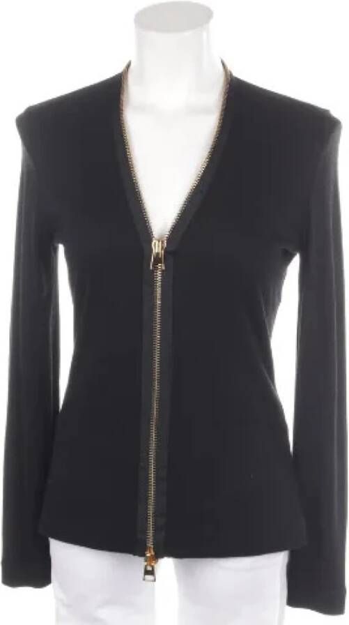 Tom Ford Pre-owned Preated Viscose Tops Zwart Dames