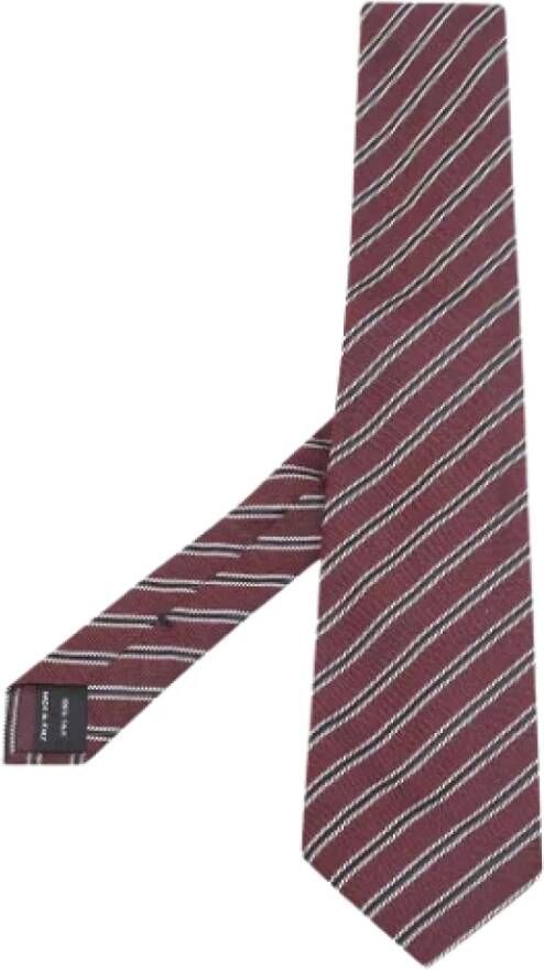 Tom Ford Pre-owned Silk scarves Bruin Heren