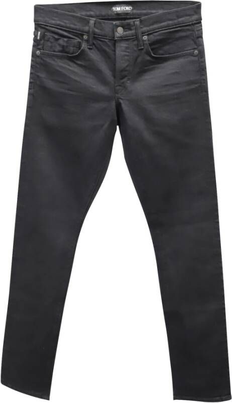 Tom Ford Pre-owned Slim-fit Jeans Zwart Heren