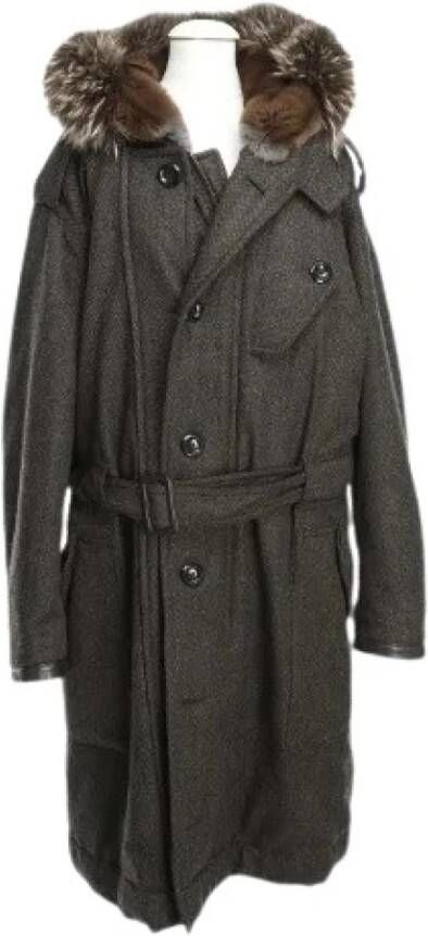Tom Ford Pre-owned Voldoende wollen bovenkleding Grijs Dames