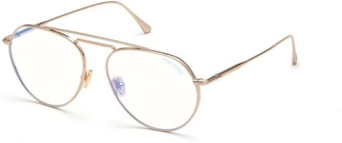 Tom Ford Roze Frame Stijlvolle Bril Pink Unisex