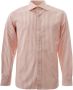 Tom Ford Roze Gestreept Regular Fit Overhemd Roze Heren - Thumbnail 1